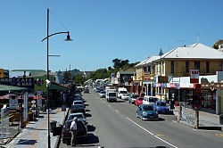 The neary town of Kaikoura.